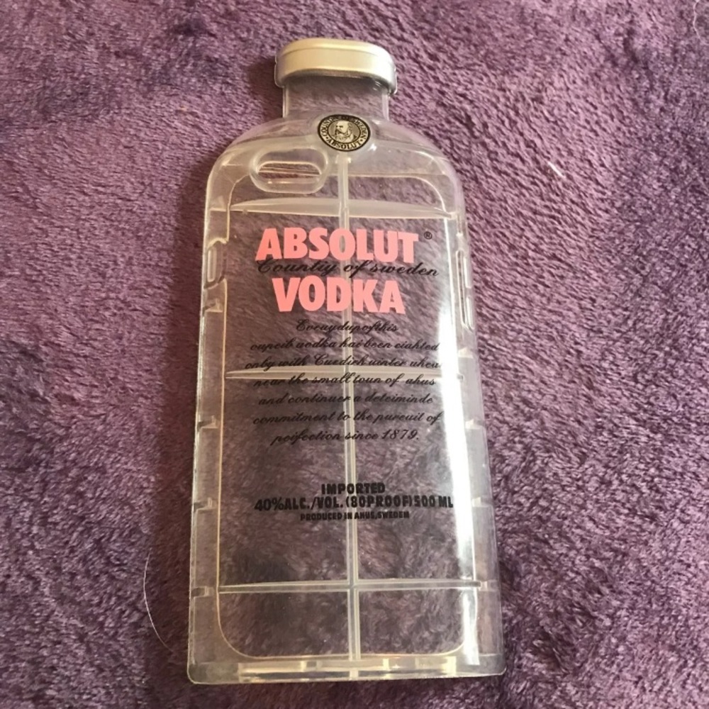 iPhone 6/6s/7 pink absolut vodka phone case